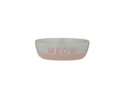Meow gamelle pour chat en grès vert ø13 H4cm