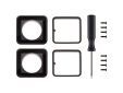 Lens Replacement Kit HD HERO 3+ Standard Housing