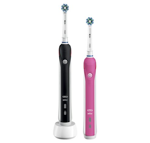 Pro 2 2950N Zwart + Roze handvat  Oral-B