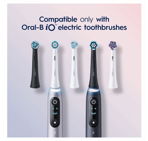 iO Gentle Care Opzetborstels Zwart, 2 Stuks  Oral-B