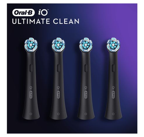 iO Ultimate Clean Opzetborstels Zwart 4 Stuks  Oral-B