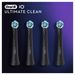 iO Ultimate Clean Opzetborstels Zwart 4 Stuks 