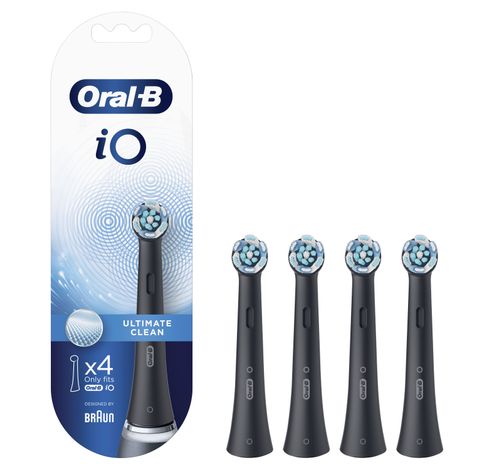 iO Ultimate Clean Opzetborstels Zwart 4 Stuks  Oral-B