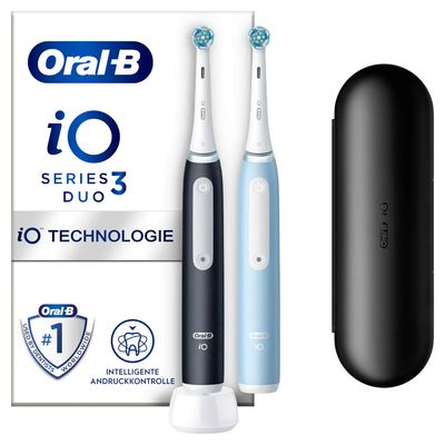 iO 3 Duo Black/Blue Electrische tandenborstel  Oral-B