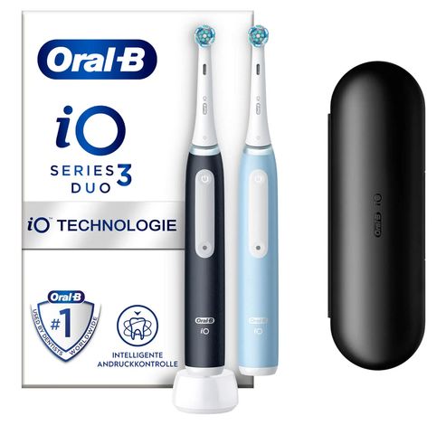 iO 3 Duo Black/Blue Electrische tandenborstel  Oral-B