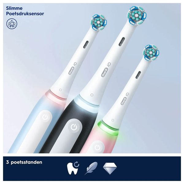 Oral-B iO 3 Zwart En Roze Elektrische Tandenborstel