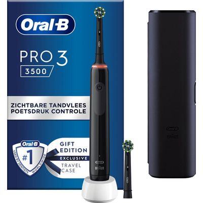 Pro 3 3500 - Zwart Elektrische Tandenborstel Gift edition  Oral-B