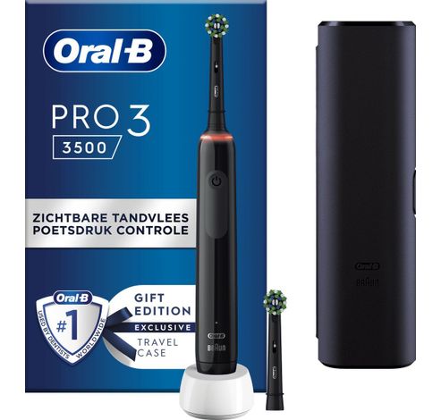 Pro 3 3500 - Zwart Elektrische Tandenborstel Gift edition  Oral-B