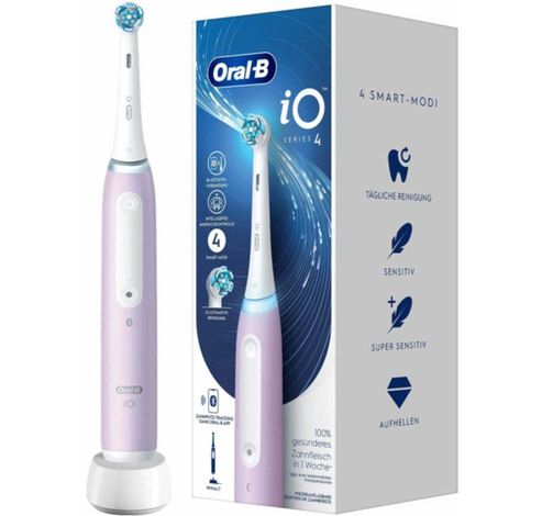 iO Series 4 zacht elektrische tandenborstel Lavendel   Oral-B