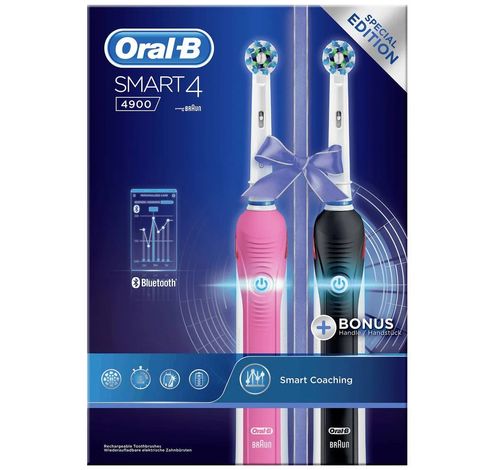 Smart 4 4900 elektrische tandenborstel Pink/Black  Oral-B