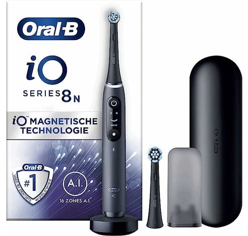 iO Series 8N elektrische tandenborstel Black Onyx  Oral-B