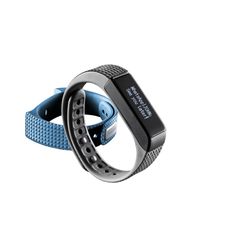 Fitness tracker touchscreen BT blauw 