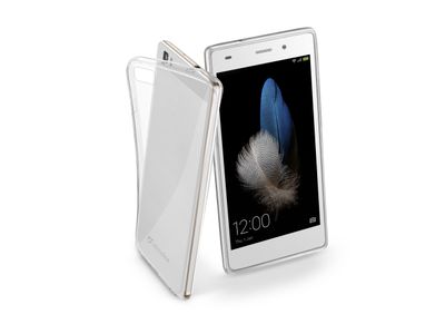 Huawei P8 Lite hoesje fine soft zwart