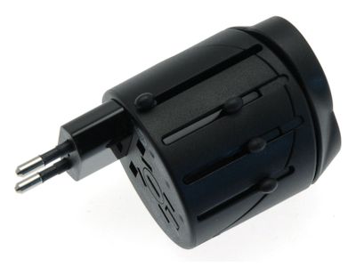 Wereld reis adapter multi-merk wit