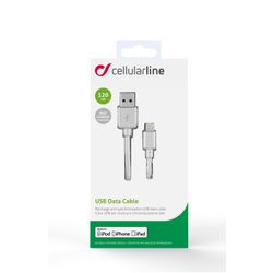 Cellularline Data kabel Apple lightning wit