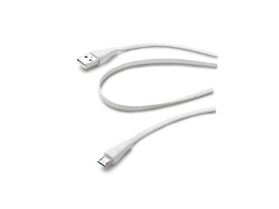 Data kabel micro-usb flat wit