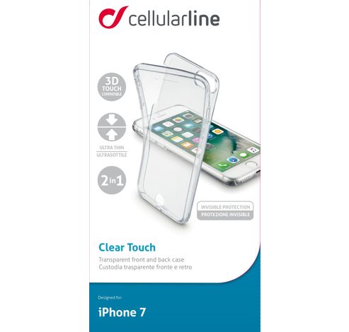 iPhone SE (2020/2022)/8/7 case clear touch transparent  Cellularline