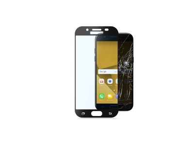 Samsung Galaxy J7 (2017) SP tempered glass capsule zwart