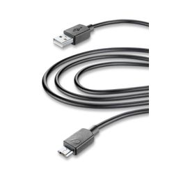 Cellularline Usb kabel micro-usb 3m zwart