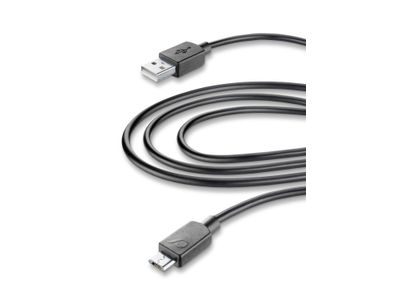 Usb kabel micro-usb 3m zwart