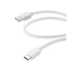 Cellularline Usb kabel usb-a naar usb-c 60cm wit