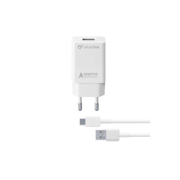 Cellularline Reislader kit 15W usb-c Samsung adaptive wit