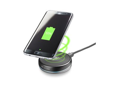 Draadloze lader fast charge twist zwart