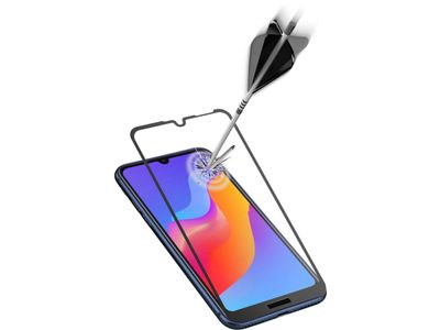 Huawei Y6 (2019)/Y6s/Honor 8A SP gehard glas capsule zwart