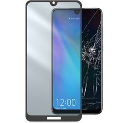 Huawei Y7 (2019) SP gehard glas capsule zwart 