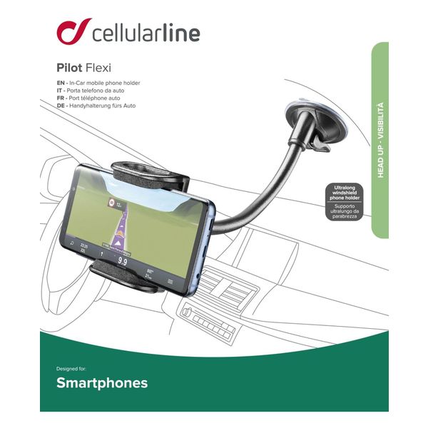 Cellularline Autohouder pilot flexi zwart