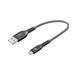 Cellularline Usb kabel kevlar micro-usb 15 cm zwart