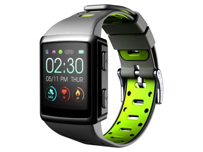 Montre connectée easysport fréquence cardiaque gps noir