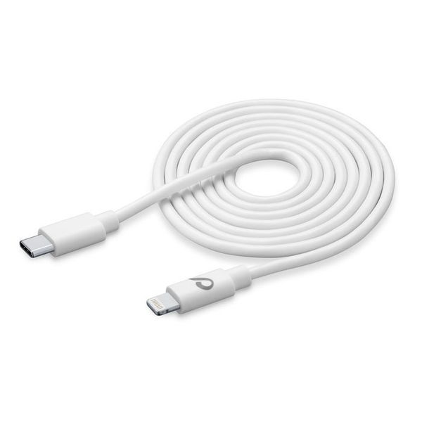 Cellularline Usb kabel usb-c to Apple lightning 2m wit