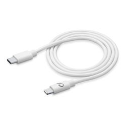 Cellularline Usb kabel usb-c to Apple lightning 60cm wit