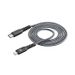 Cellularline Usb kabel kevlar usb-c naar Apple lightning 12m zwart