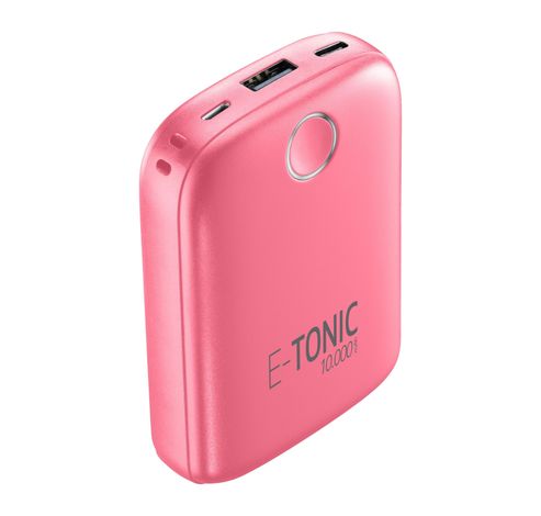 Draagbare lader e-tonic 10000mAh roze  Cellularline