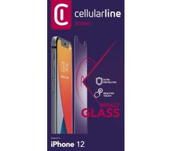 iPhone 12 Mini SP gehard glas transparant Cellularline