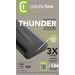 Cellularline Draagbare lader thunder 20000mAh usb-c zwart