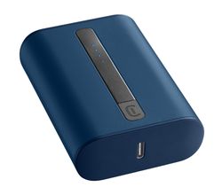 Draagbare lader thunder 10000mAh usb-c blauw Cellularline