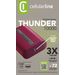 Cellularline Draagbare lader thunder 10000mAh usb-c rood