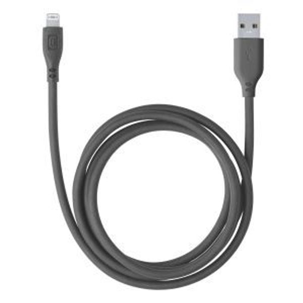 Soft kabel USB-A naar Lightning 12m zwart 