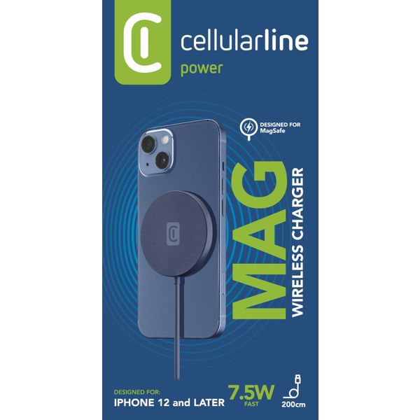 Cellularline Draadloze lader Magsafe 75W blauw