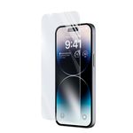 iPhone 14 Plus/14 Pro Max prot. d'écran verre trempé transparent 