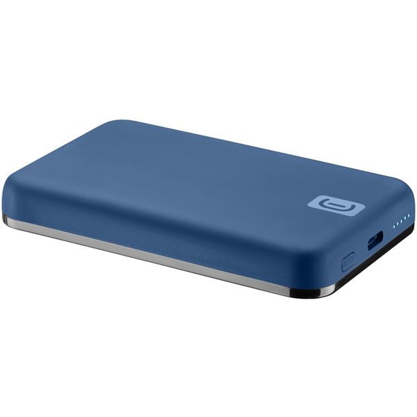 Cellularline Draadloze powerbank MAG 5000 Magsafe Blauw