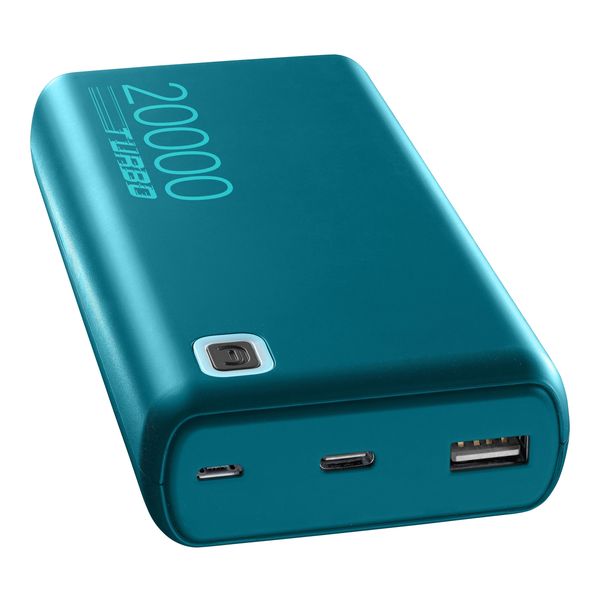 Cellularline Draagbarre lader 20000MAH Essence Turbo 20W PD Groen