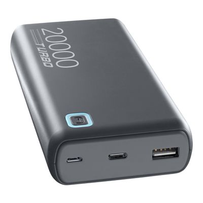 Draagbare oplader 20000MAH Essence Turbo 20w PD Grijs  