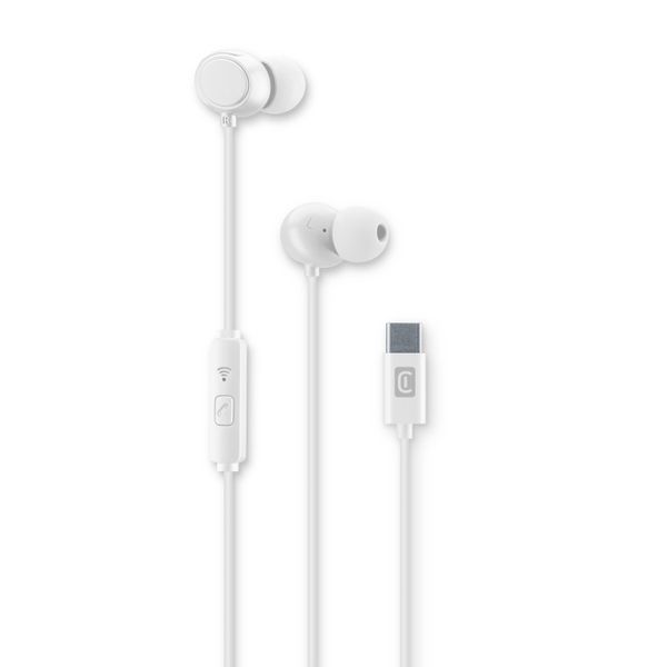 Cellularline Cloud In-Ear HPH bedraad USB-C  met microfoon Wit