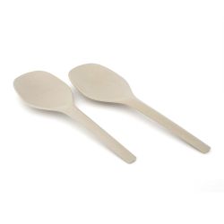 Biobu by Ekobo Gusto Duo Salad Server stone 