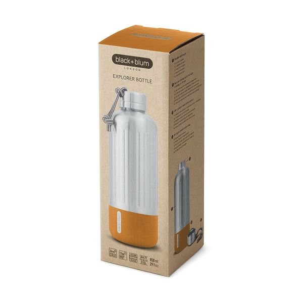 Explorer RVS isoleerfles groot 850 ml oranje 