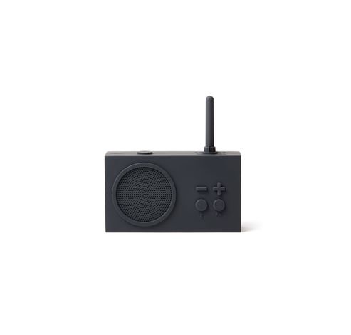 TYKHO 3 FM-radio Bluetooth Speaker Donkergrijs  Lexon